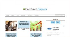 Desktop Screenshot of finetunedfinances.com